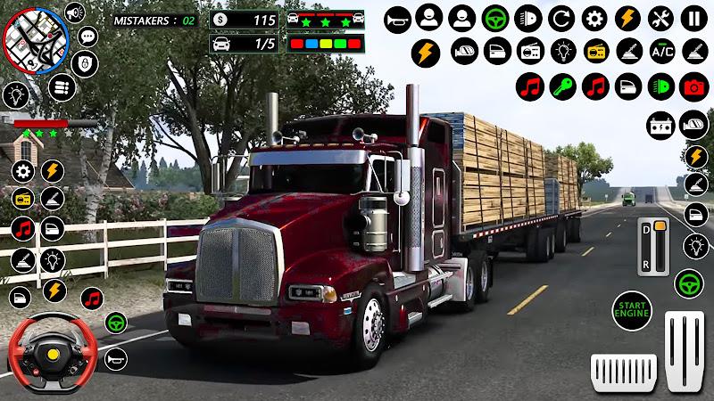 US Cargo Truck Simulator Games Ekran Görüntüsü 1