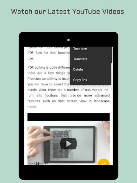 Schermata News by Good e-Reader 2