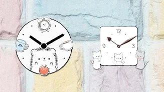 Analog clock widget ANIMALLIFE Captura de pantalla 1