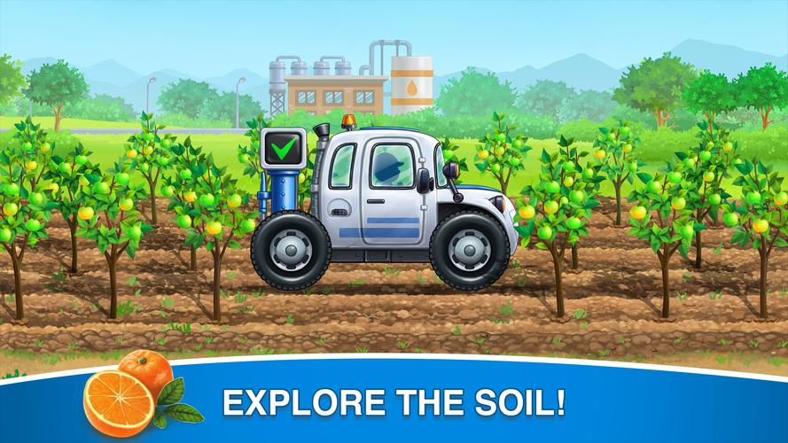 Farm kids games my Farming car Captura de pantalla 2