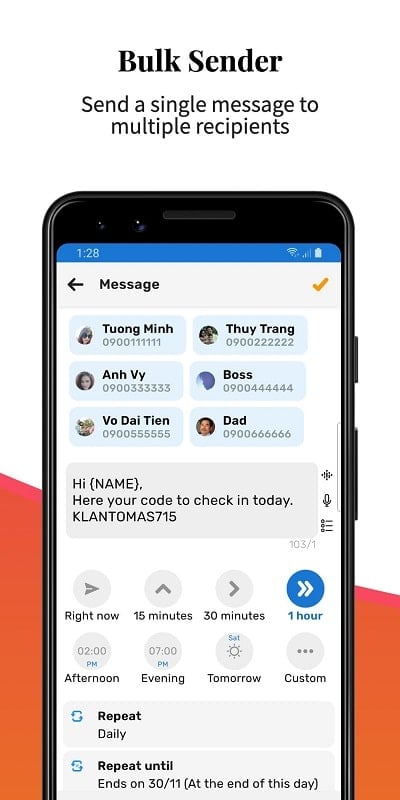 Auto Text ဖန်သားပြင်ဓာတ်ပုံ 3