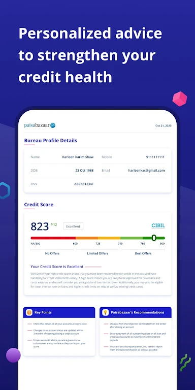 CreditScore, CreditCard, Loans ဖန်သားပြင်ဓာတ်ပုံ 2