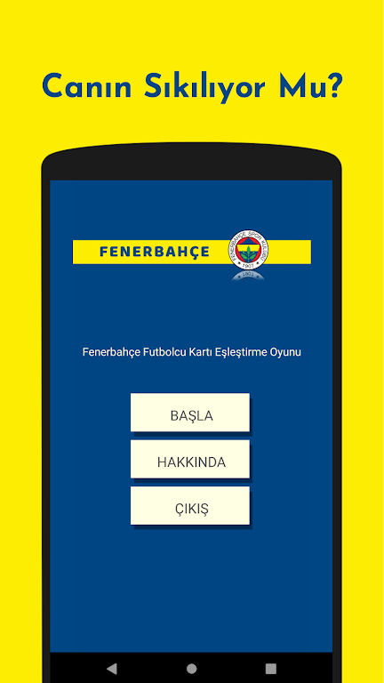 Fenerbahçe Futbolcu Kart Eşleştirme Oyunu Zrzut ekranu 0