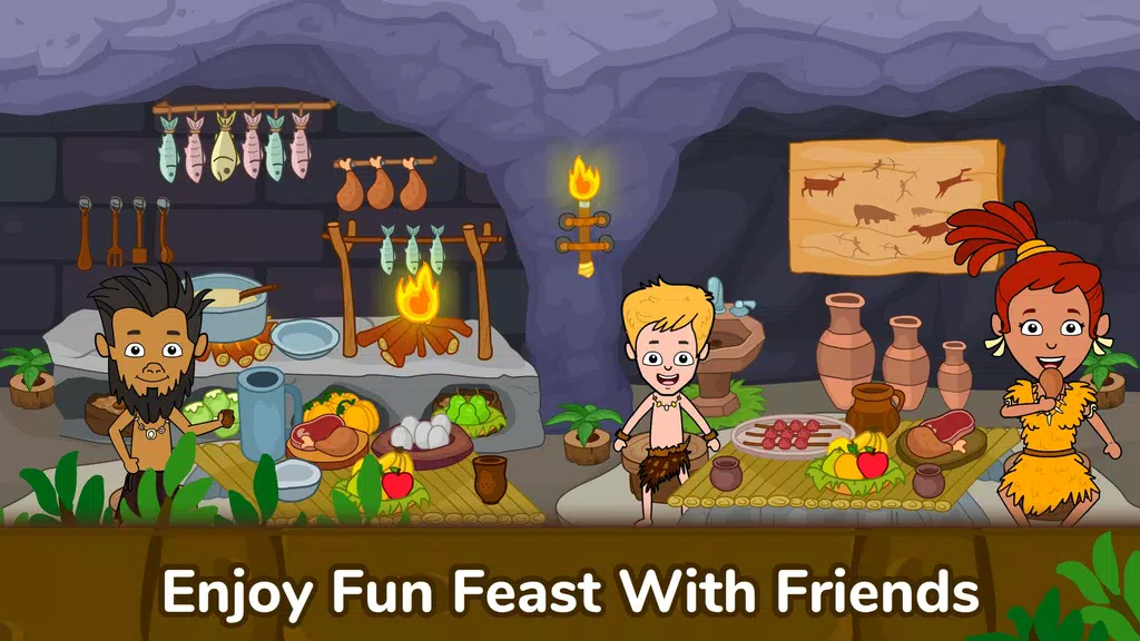 Caveman Games World for Kids Tangkapan skrin 1