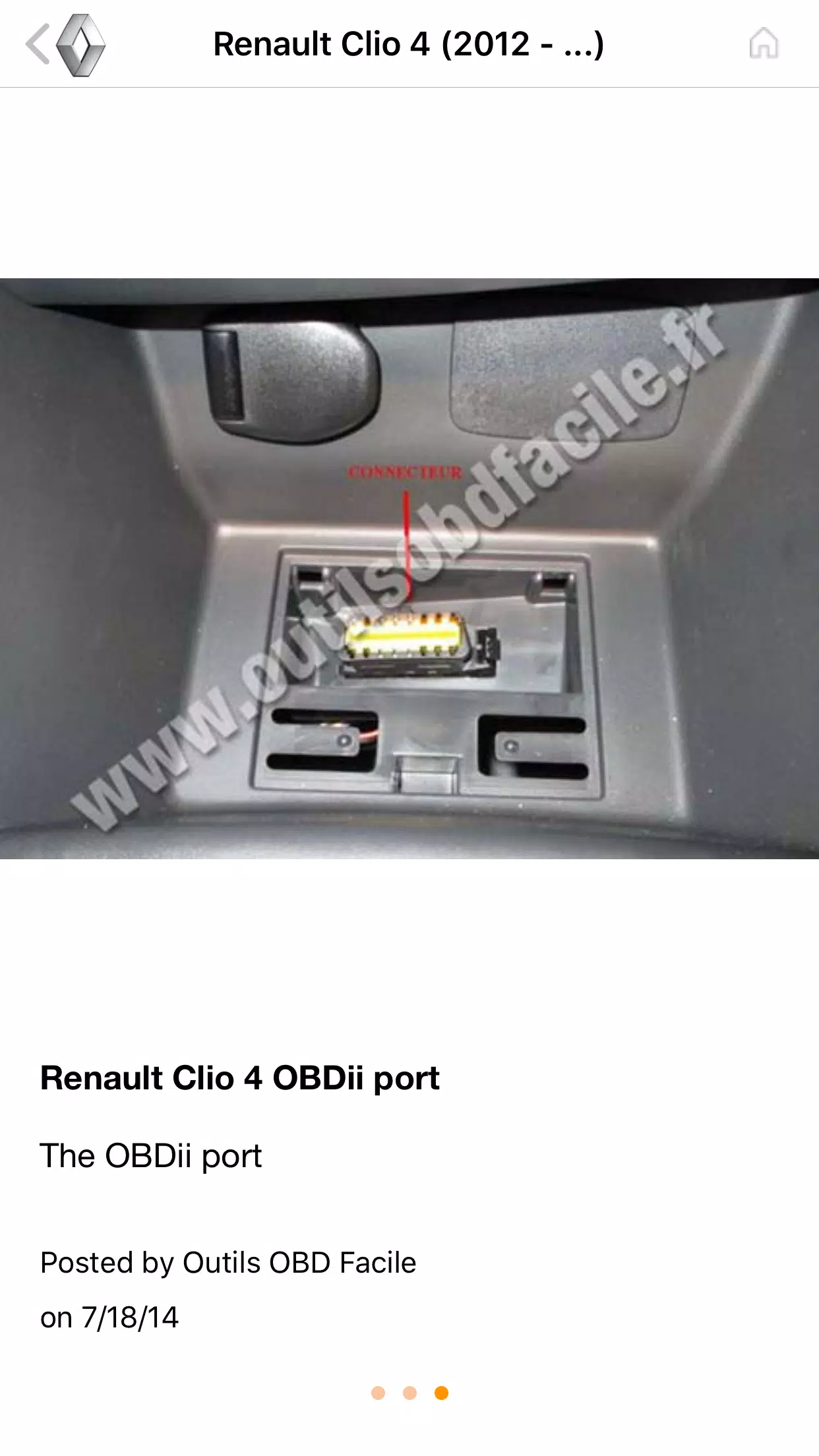 Where is my OBD2 port? Screenshot 2