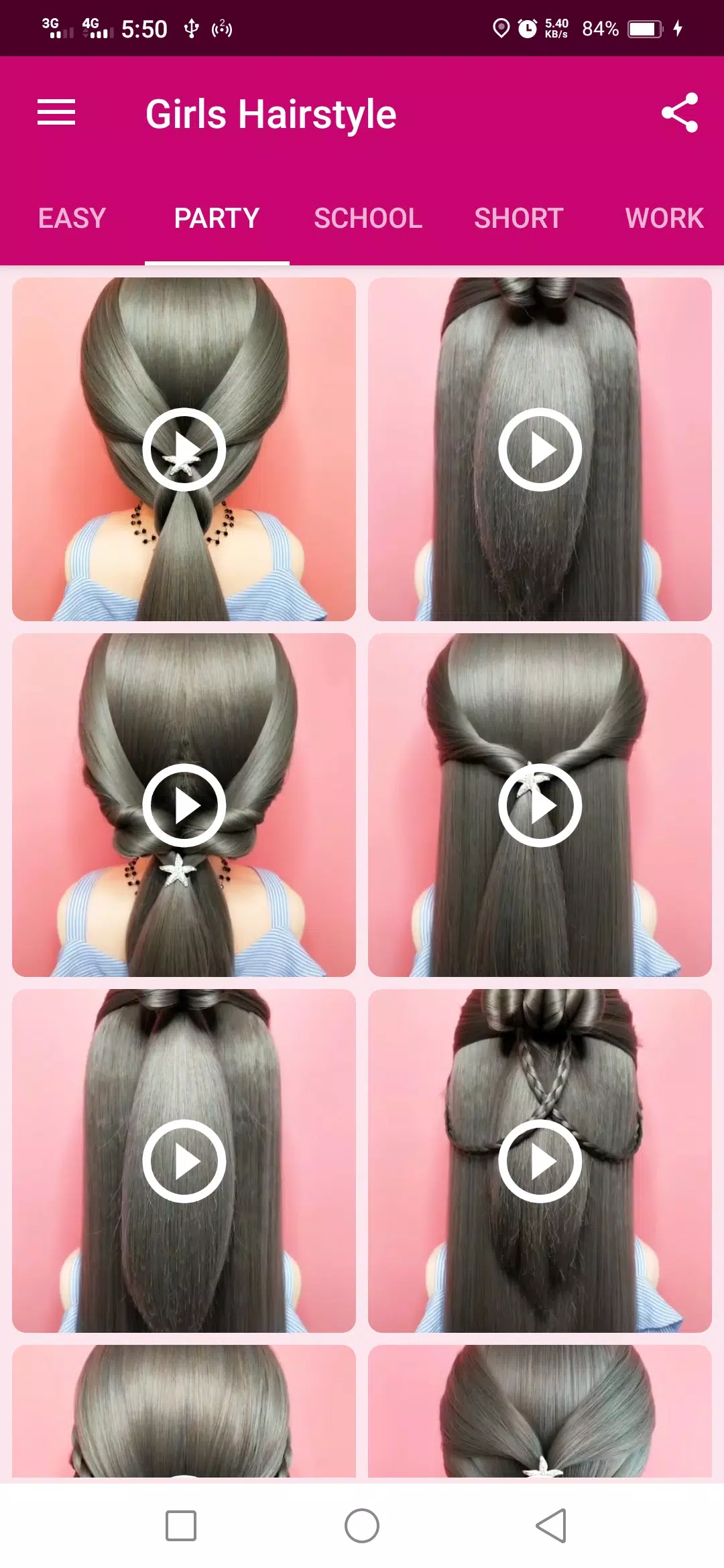 Girls Hairstyle 螢幕截圖 1