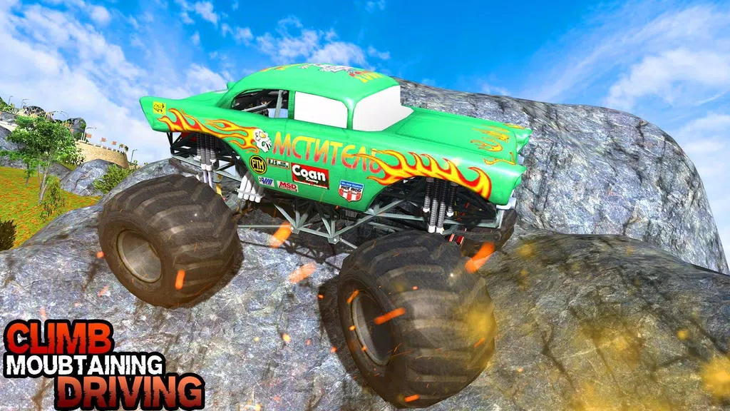 Pickup Truck Hill Climb Racing Schermafbeelding 3