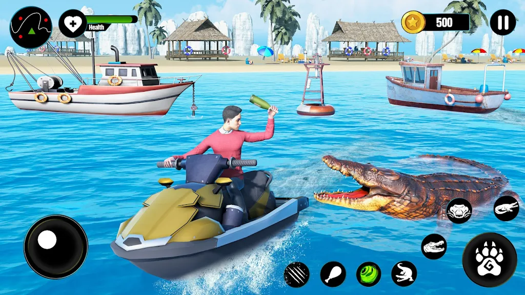 Schermata Crocodile Attack Animal games 2