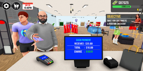 My Clothing Store Simulator 3d 螢幕截圖 1