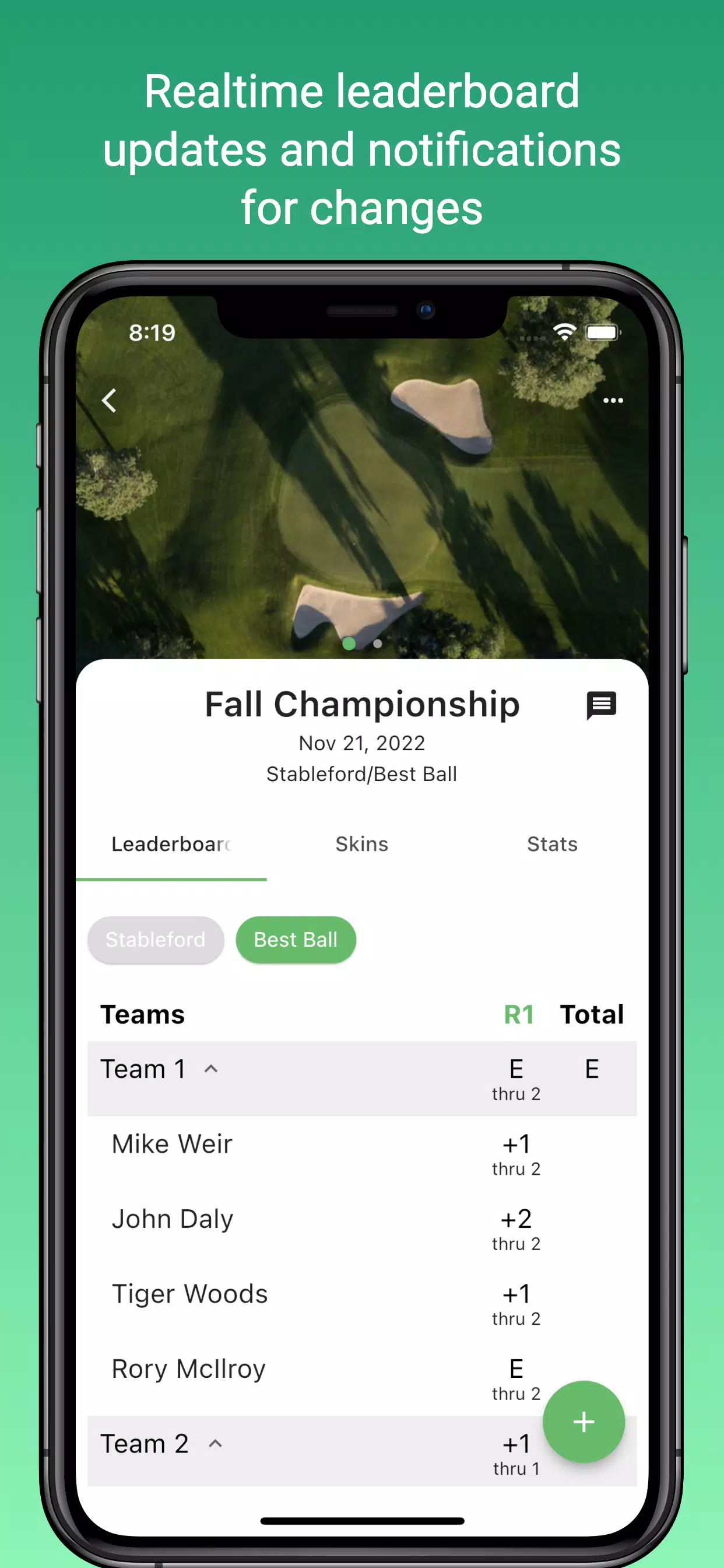 Squabbit - Golf Tournament App 螢幕截圖 2