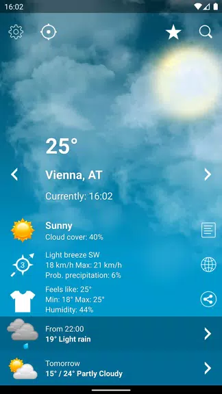 Weather XL Austria PRO Capture d'écran 0