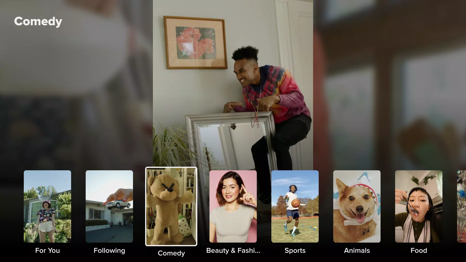 Schermata TikTok for Android TV 1