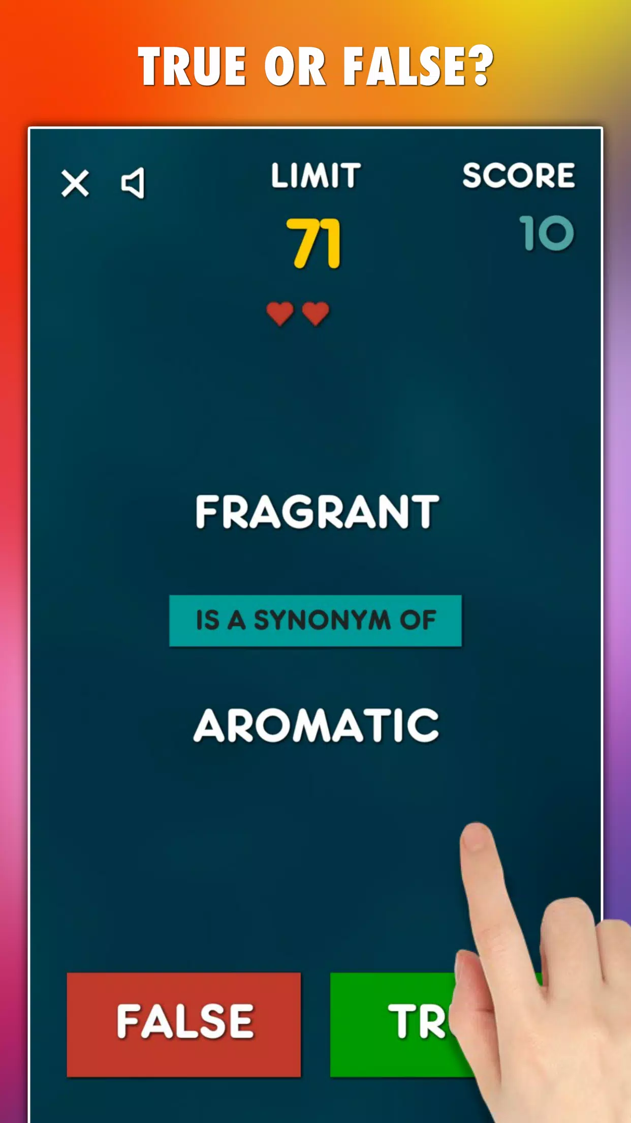 Synonyms Game 스크린샷 1