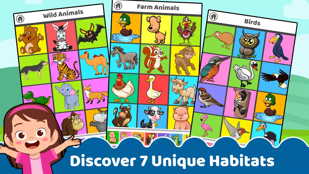 Animals for kids: Color & Draw Capture d'écran 3
