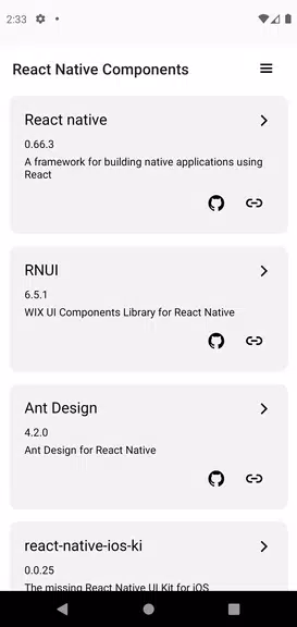 Expo & React Native components Zrzut ekranu 0