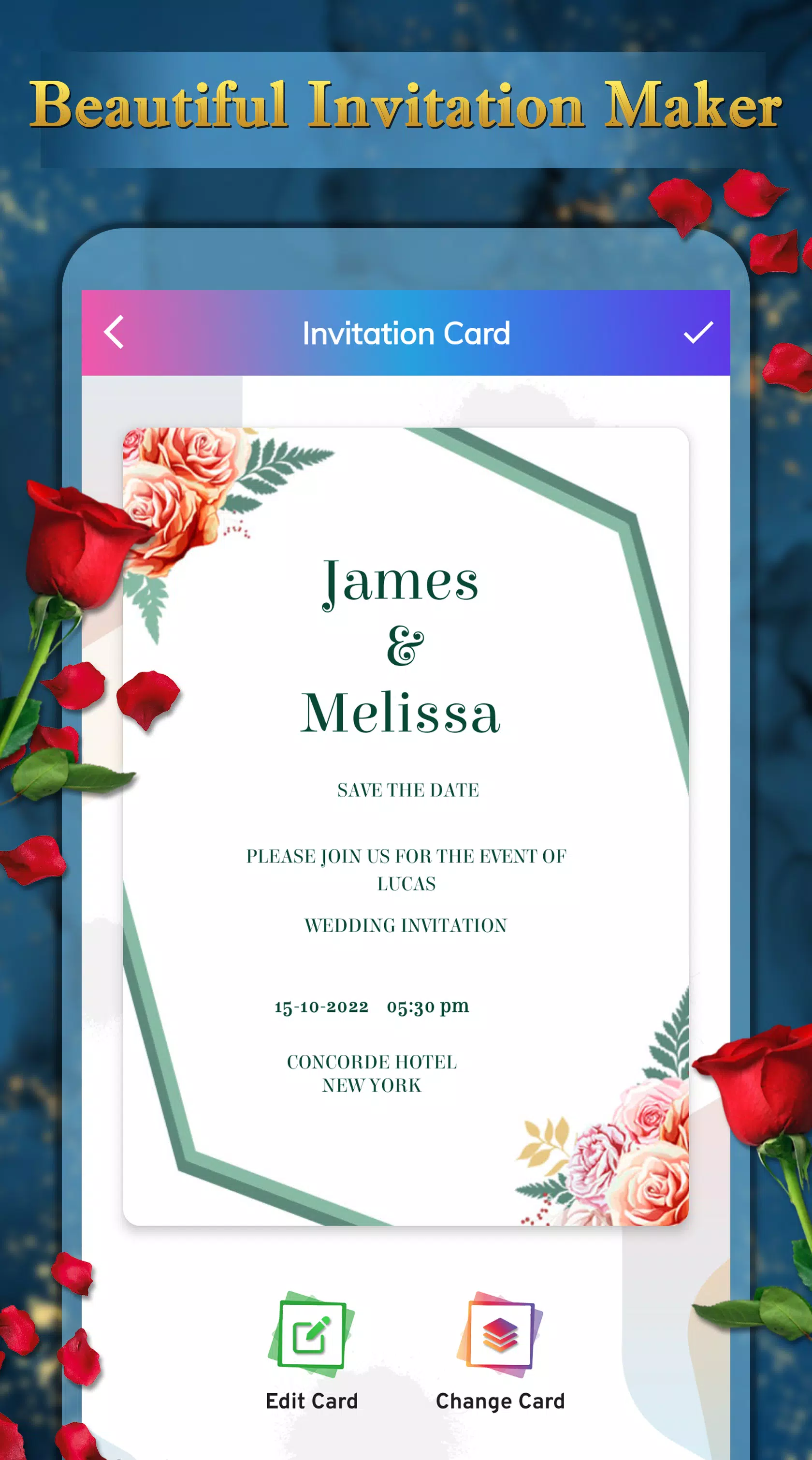 Schermata Invitation Card Maker 3