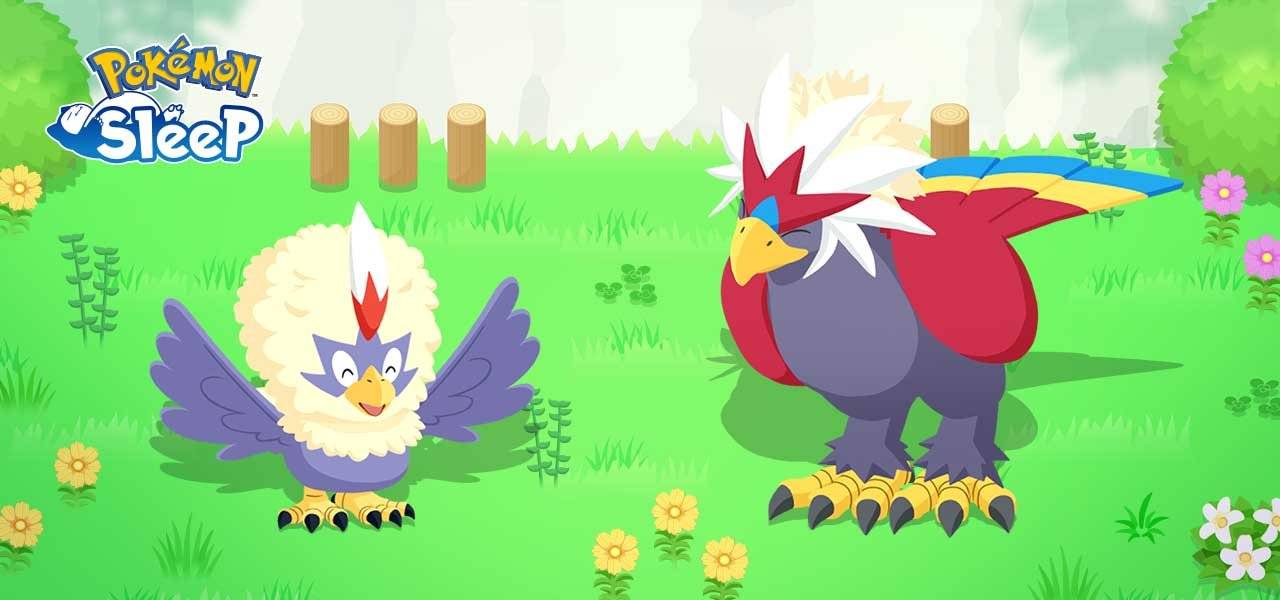 Pokémon Sleep añade Rufflet y Braviary en enero