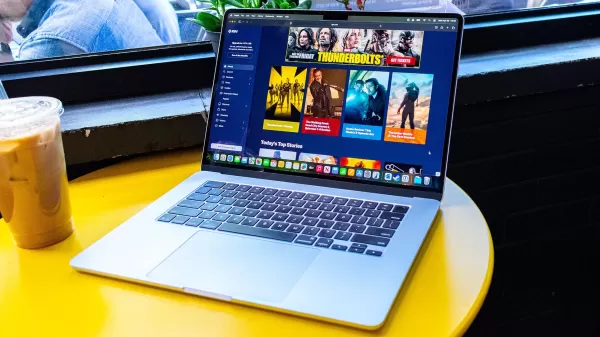 MacBook Air keyboard detail