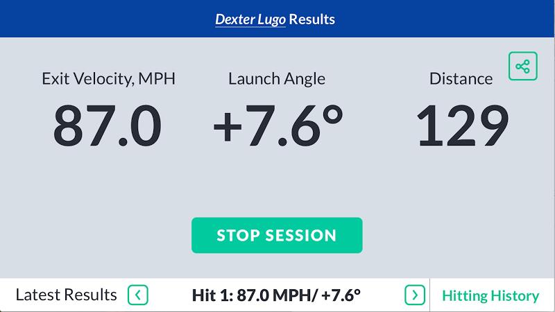 SmartPitch Speed Gun w Hitting Zrzut ekranu 1