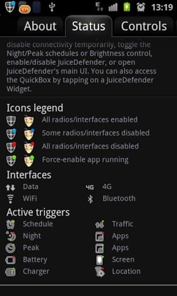 JuiceDefender ภาพหน้าจอ 0