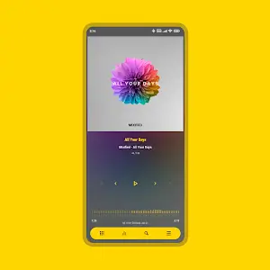 Aurora - Poweramp Skin Ảnh chụp màn hình 3