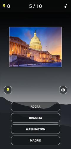 Capitals of the World - Quiz 1 スクリーンショット 3