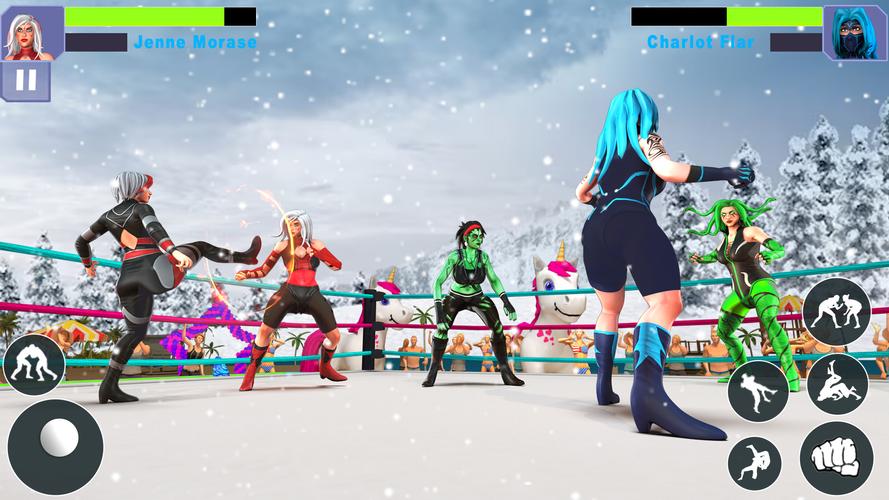 Bad Girls Wrestling Game Capture d'écran 3
