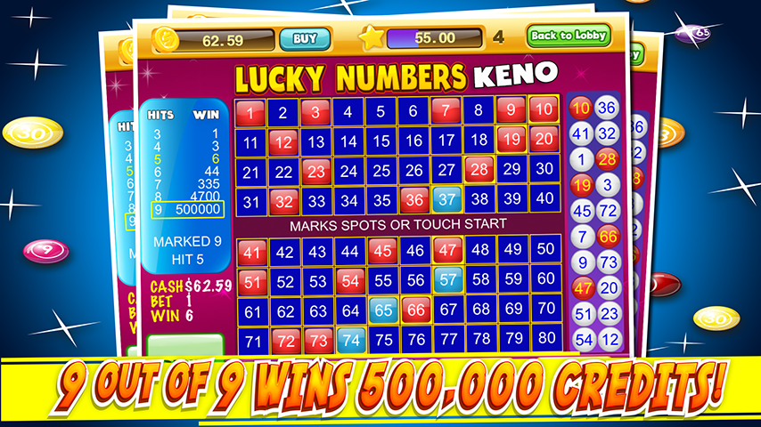 Schermata Las Vegas Keno Numbers Free 2
