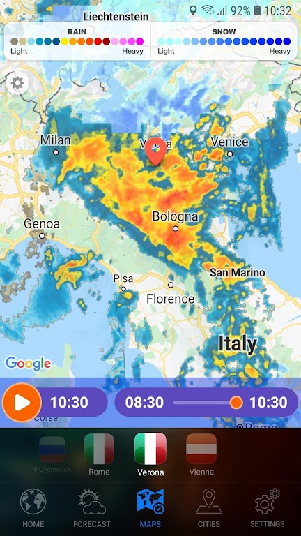 Schermata WEATHER NOW Mod 2