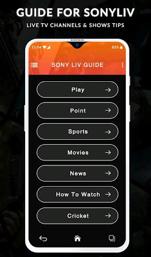 SonyLiv - Live TV Shows, Cricket & Movies Guide ဖန်သားပြင်ဓာတ်ပုံ 0