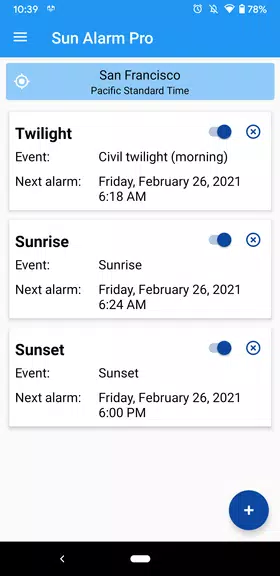 Sun Alarm 螢幕截圖 0