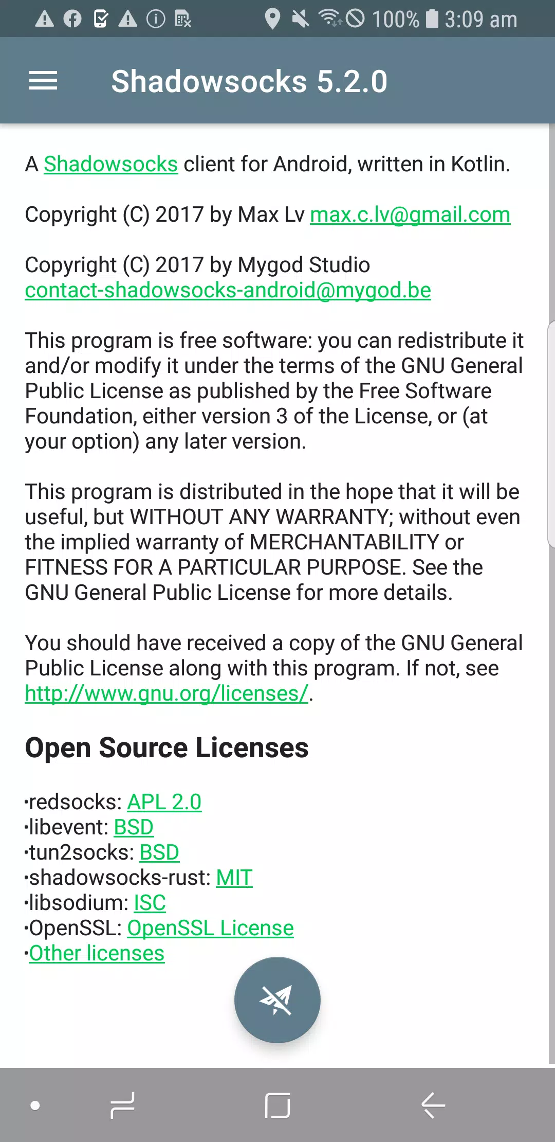 Shadowsocks 螢幕截圖 0