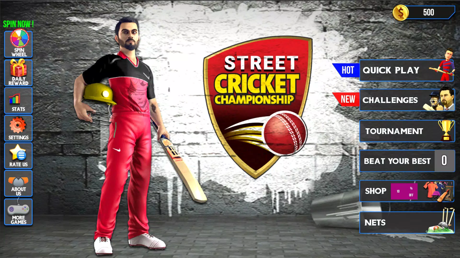 Street Criket-T20 Cricket Game Скриншот 0