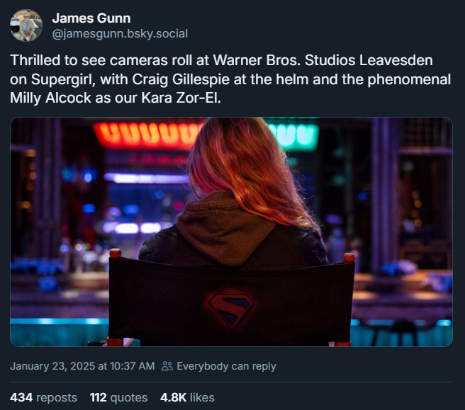 詹姆斯·岡恩（James Gunn)揭幕