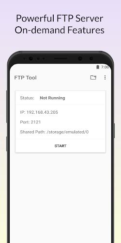 FTP Tool - FTP Server & Client স্ক্রিনশট 0