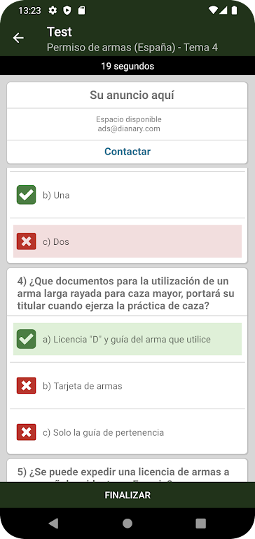 ExamenesCazador.com 螢幕截圖 2
