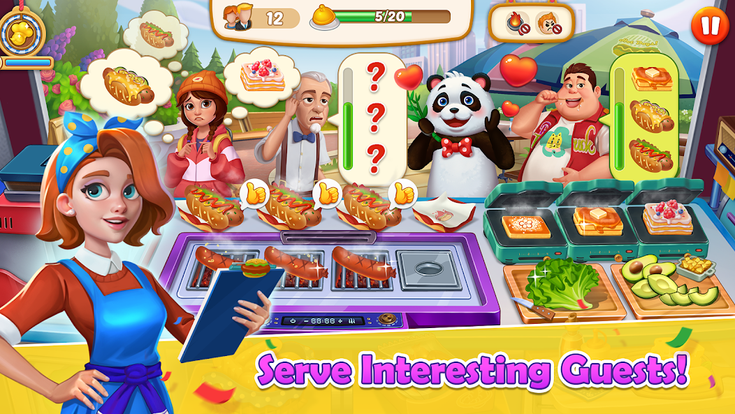 Rita's Food Truck:Cooking Game Mod Tangkapan skrin 2