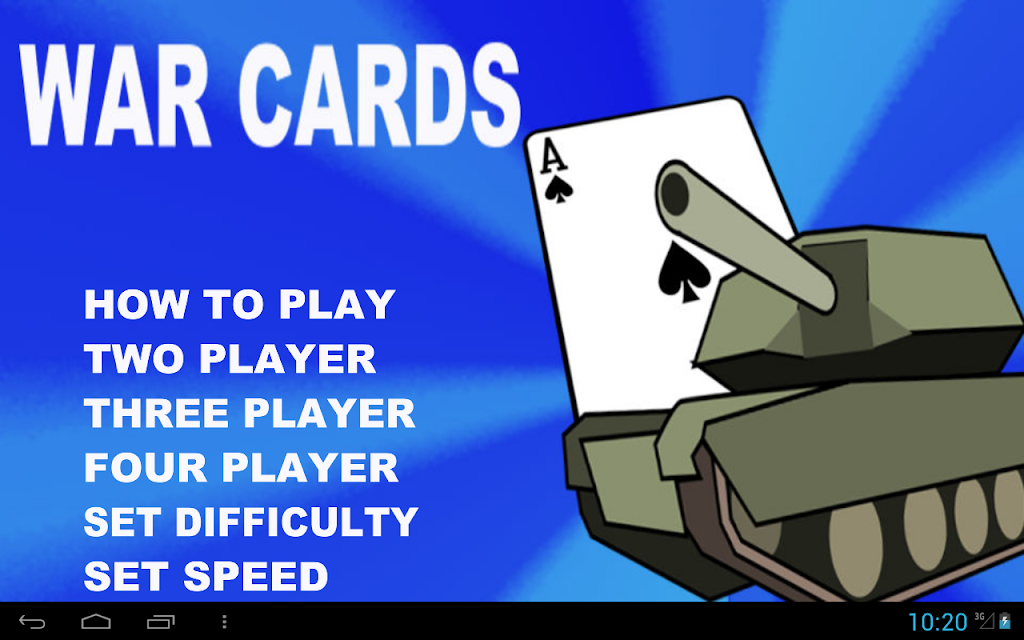 WAR Cards Captura de pantalla 1