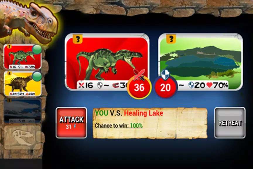 Dinosaur Online Card Wars স্ক্রিনশট 1