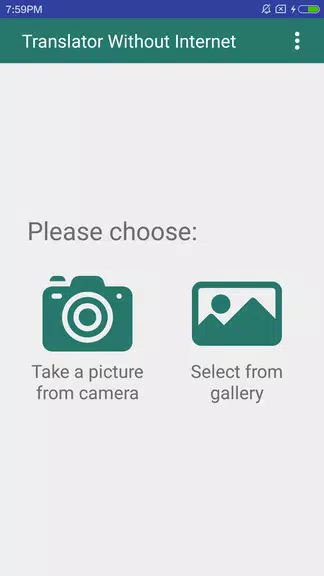 Schermata Translator for text & images 2