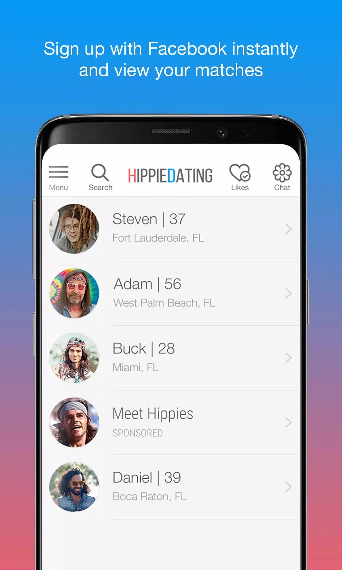 Hippie Dating 螢幕截圖 0