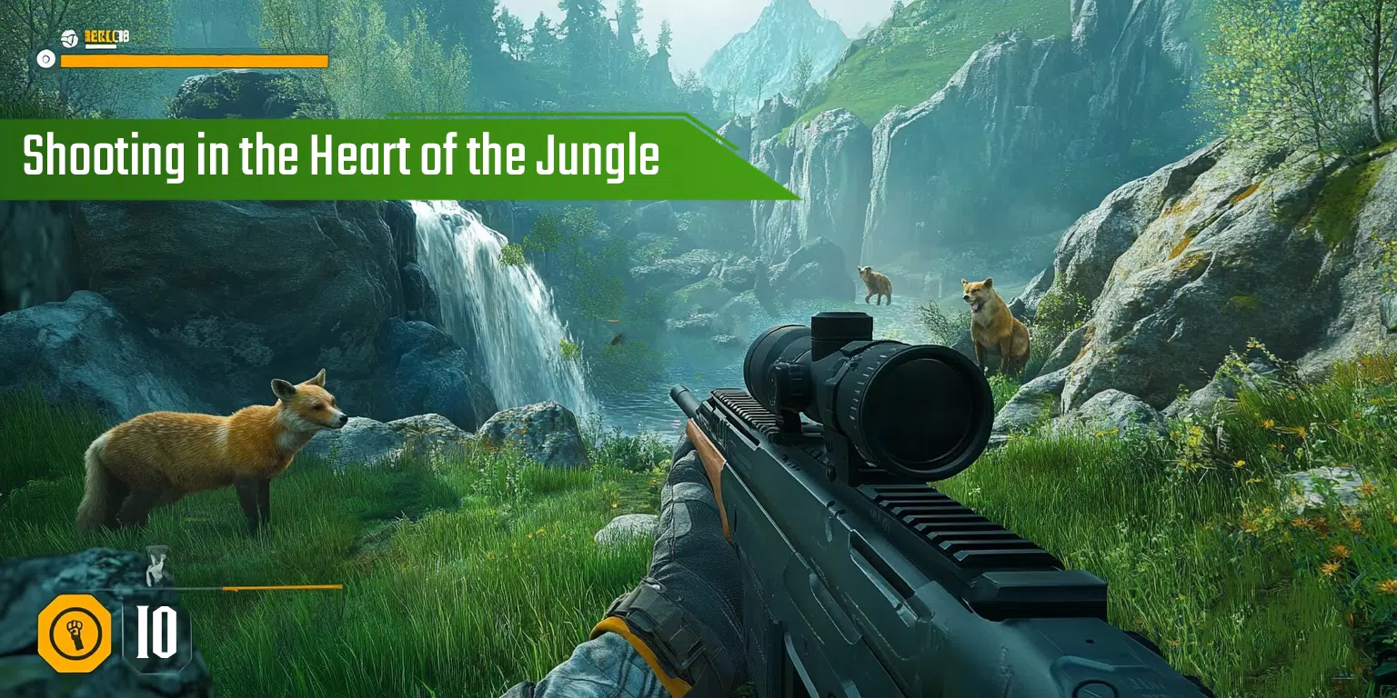 Sniper hunting jungle animals Captura de tela 1