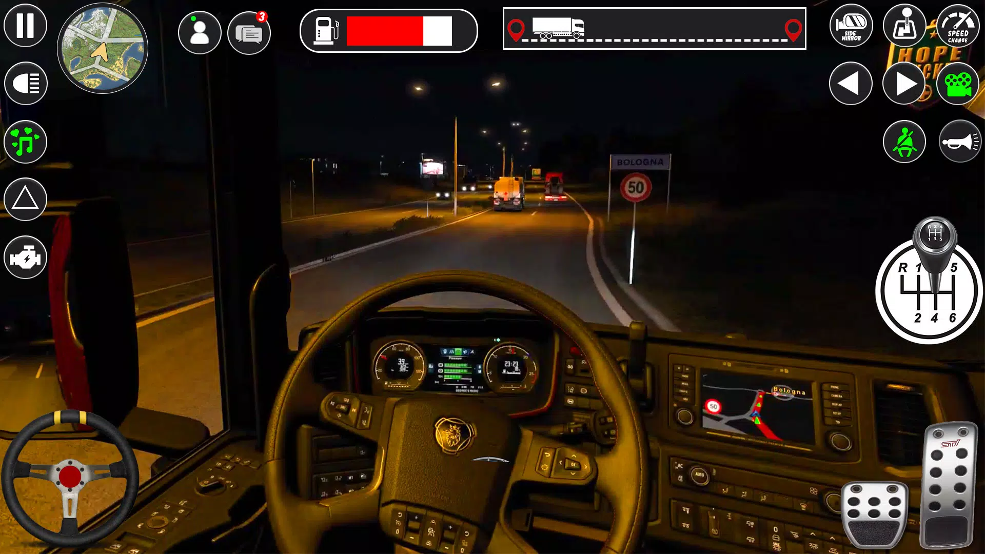 Euro Cargo Truck Simulator 3D应用截图第1张