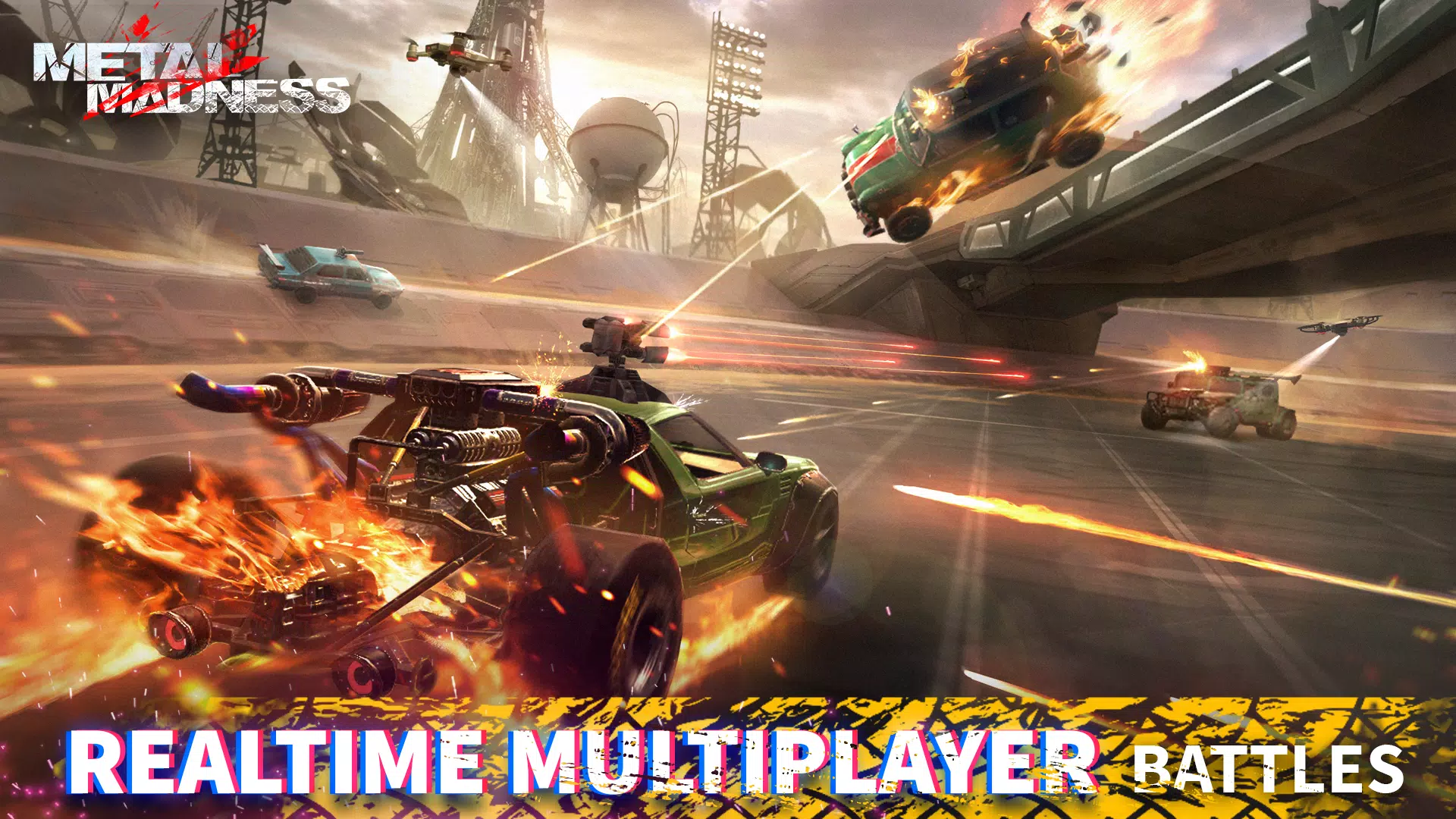 METAL MADNESS PvP: Car Shooter Screenshot 2