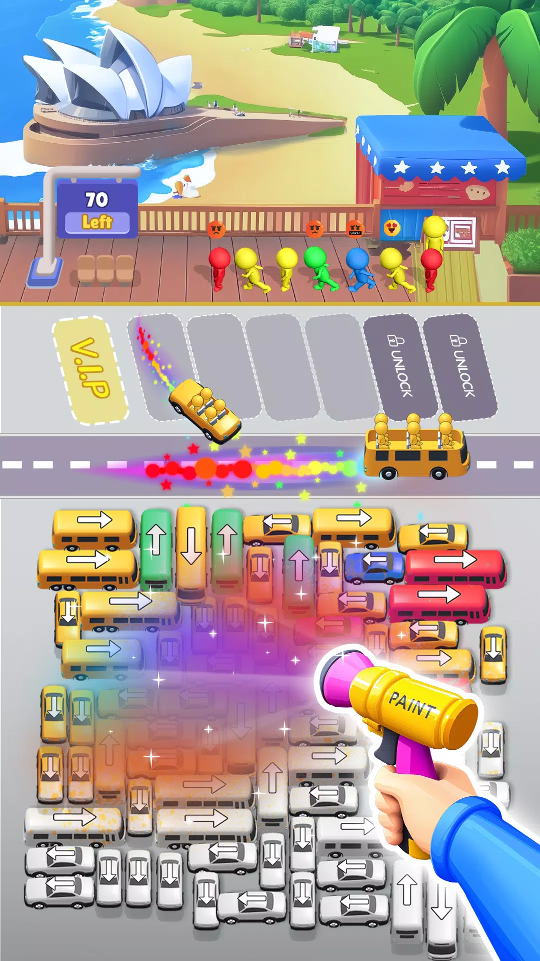 Bus Sort Jam: Parking Puzzle ภาพหน้าจอ 3