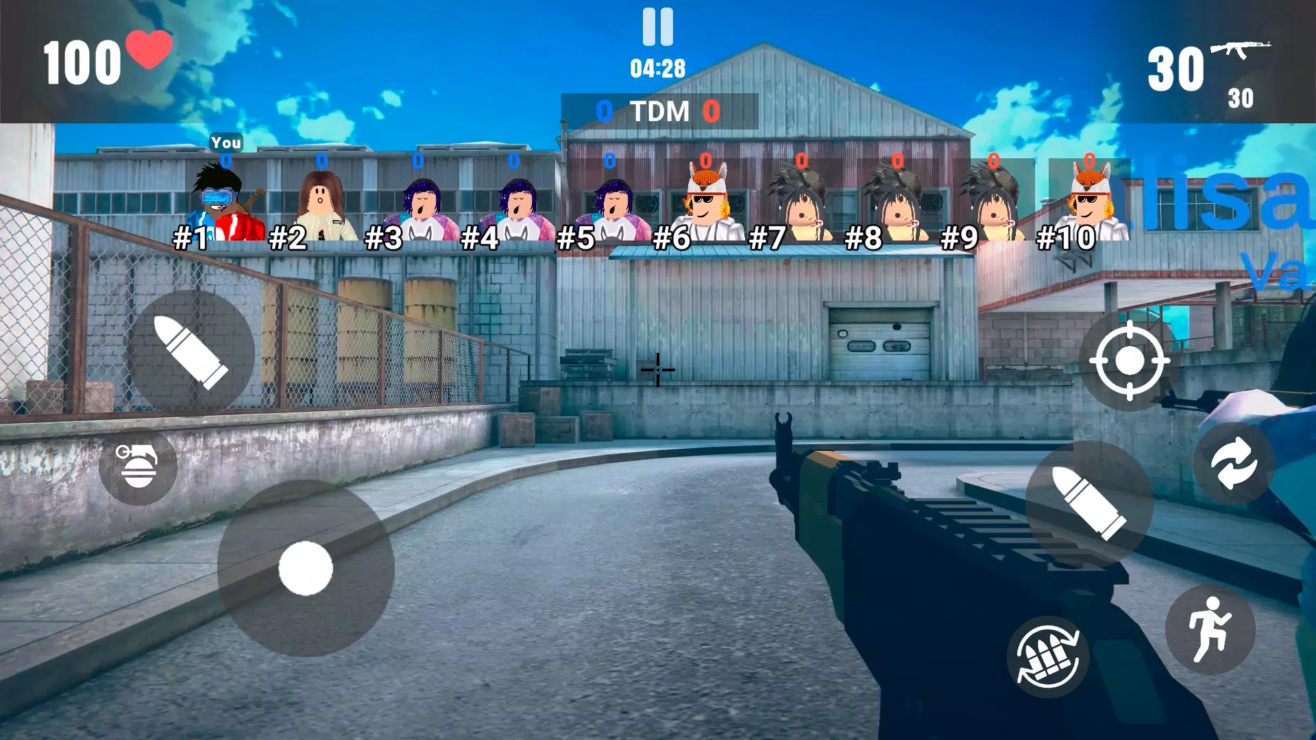 Gunfight Arena: Obby Shooter Schermafbeelding 0