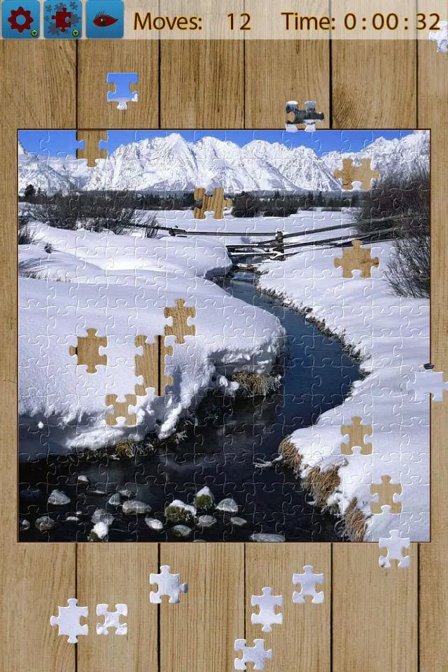 Snow Landscape Jigsaw Puzzles Capture d'écran 1