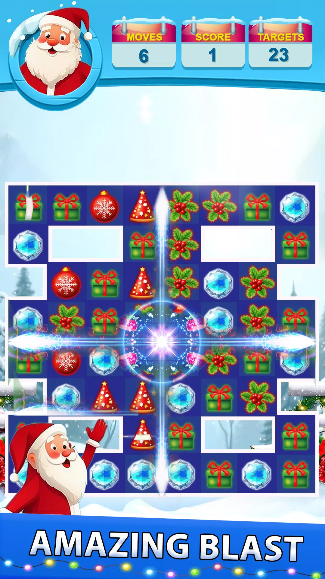 Santa Match Adventure स्क्रीनशॉट 0