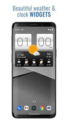 Sense V2 Flip Clock & Weather ภาพหน้าจอ 0