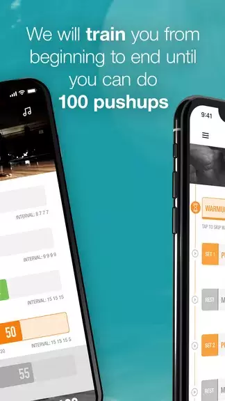 0-100 Pushups Trainer Captura de tela 1